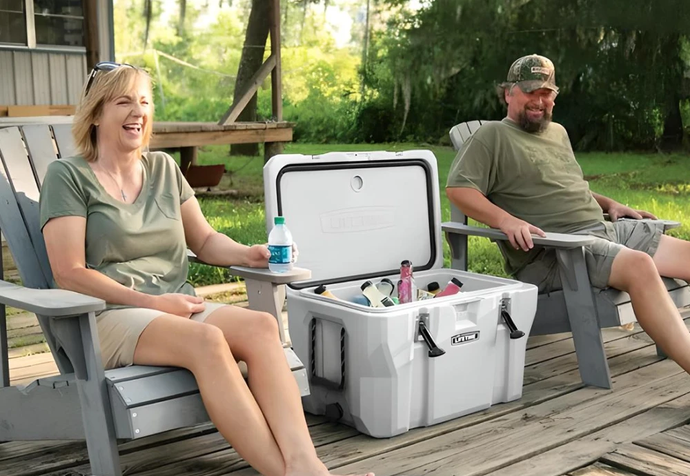 outdoor metal cooler box